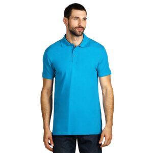 AZZURRO II pamucna polo majica tirkizno plava