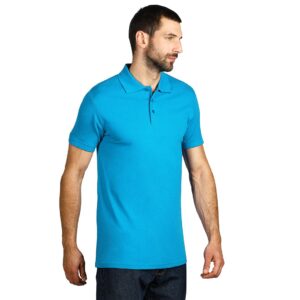 AZZURRO II pamucna polo majica tirkizno plava