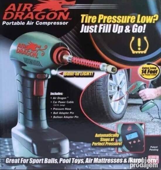 Air dragon kompresor od 12v - Slika 3