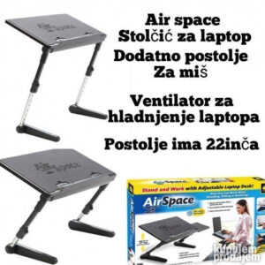 Air space stocic za laptop sa ventilatorom