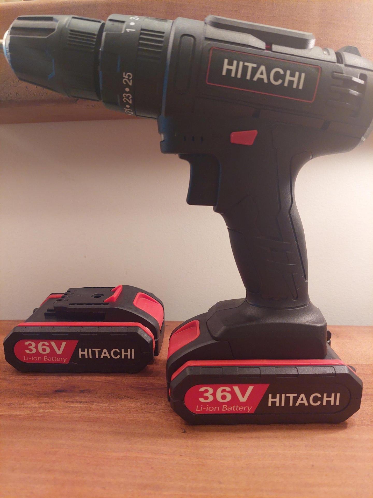 Aku srafilica busilica Hitachi 36v i 2 baterije u koferu - Slika 5