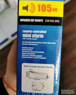 Alarm sa Senzorom i Dva Daljinska Upravljaca