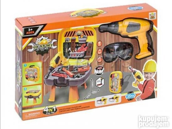 Alat set igracka 4in1 kofer
