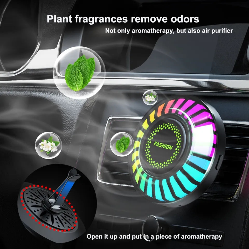 Ambijentalna lampa i osvezivac aromaterapija za auto - Slika 5