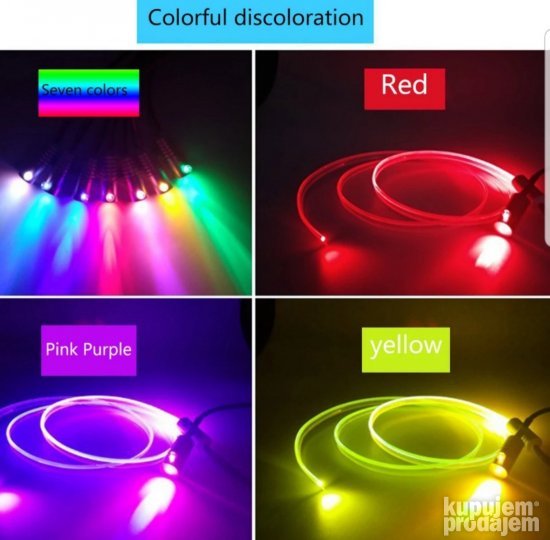 Ambijentalno RGB LED osvetljenje za enterijer auta RGB niti