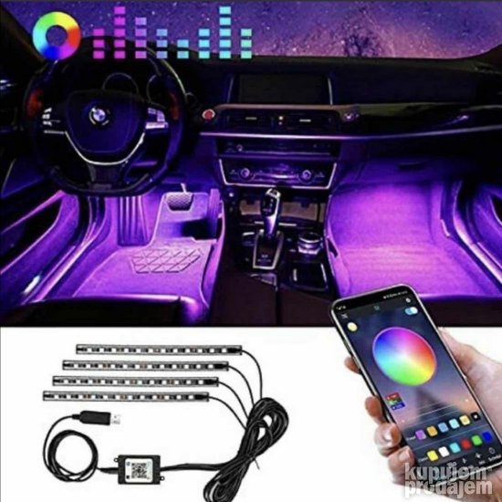 Ambijentalno svetlo za auto led ambijentalno svetlo za auto