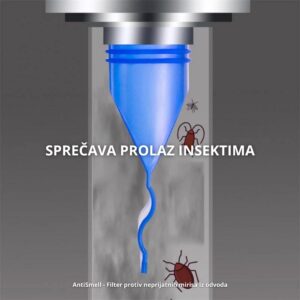 AntiSmell Filter protiv neprijatnih mirisa iz odvoda 4 komada