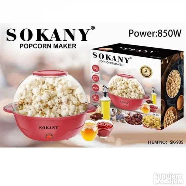 Aparat za kokice Sokany SK905 - Slika 2