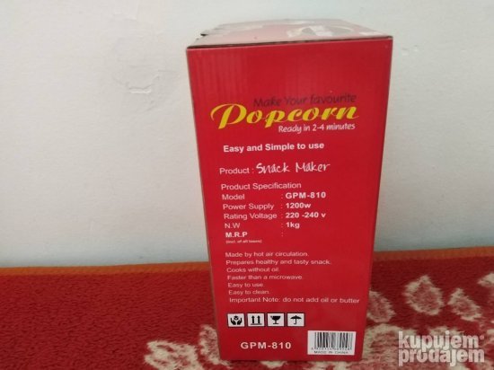 Aparat za kokice mini