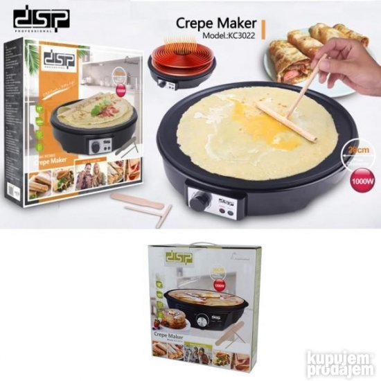 Aparat za palacinke Crepe Maker KC3018 - Slika 2