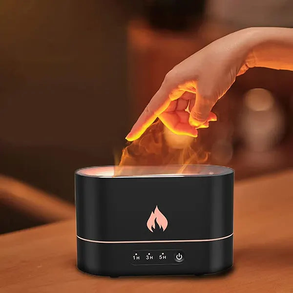 Aroma difuzer osvezivac prostora sa efektom plamena
