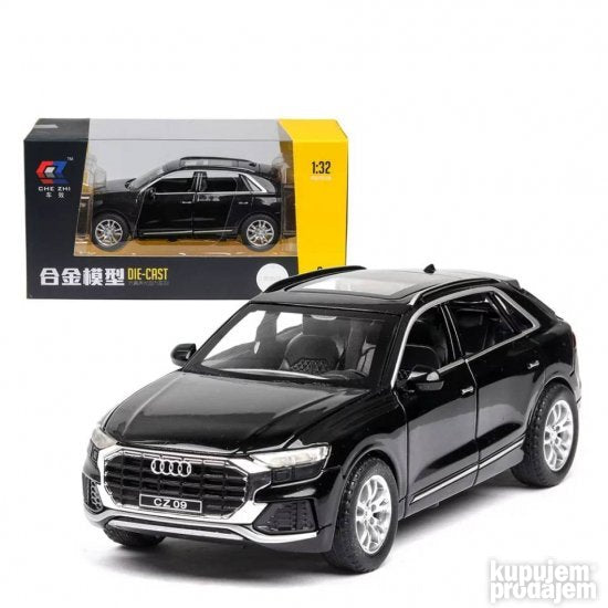 Audi Q8 metalni muzicki crni - Slika 4