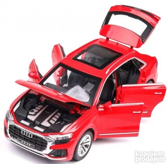 Audi Q8 metalni muzicki crni - Slika 5