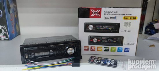 Auto Radio MP3 Bluetooth sd kartica aux - Slika 4