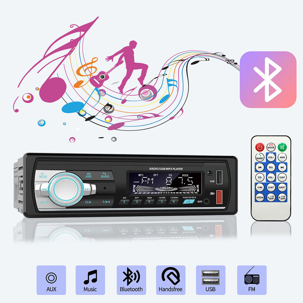 Auto RadioMP3 Plejer sa USB i AUX Ulazima i Daljinski Upravljac