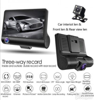 Auto kamera 3 u 1 Auto kamera Full HD unutrasnja i zadnja