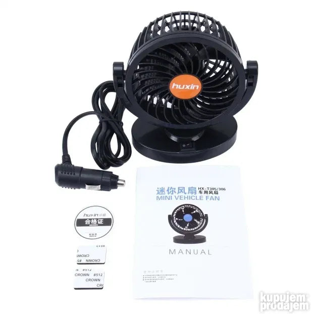 Auto ventilator 6W 360 stepeni - Slika 3