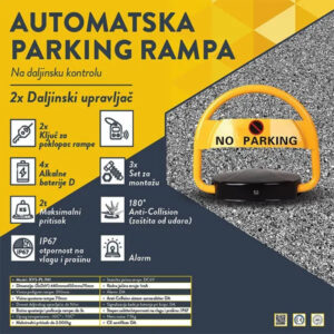 Automatska parking rampa sa daljinskim