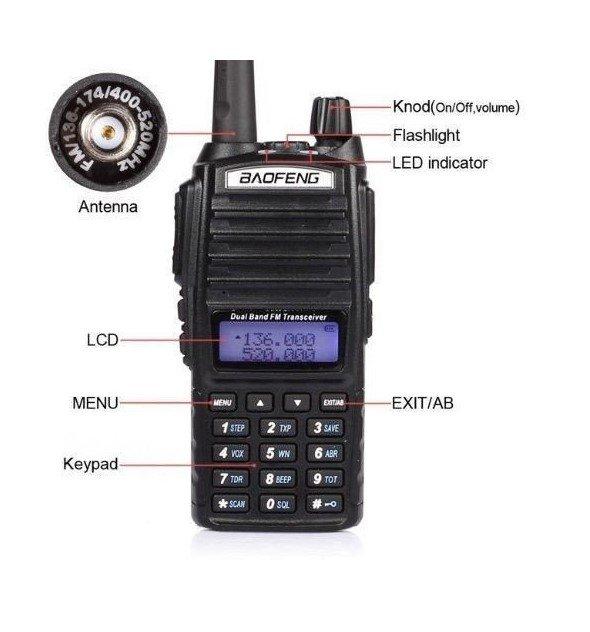 BAOFENG UV82 Dual Band radio stanica 8 W motorola toki voki BAOFENG UV82 Dual Band radio stanica 8 W motorola toki voki - Slika 4