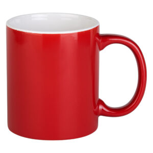 BARTON keramicka solja 325 ml crveno bela