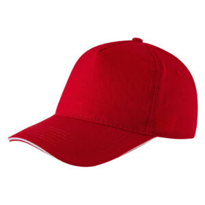 BASEBALL kacket 5 panela crveni