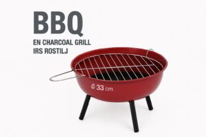 BBQ rostilj na ugalj 33cm