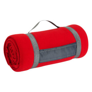 BLANKET cebence od brusenog polara crveno