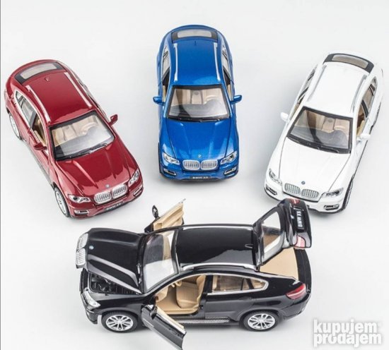 BMW X6 metalni muzicki plavi - Slika 3