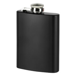 BRANDY 4 metalna pljoska 115 ml crna