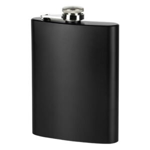 BRANDY 8 metalna pljoska 230 ml crna