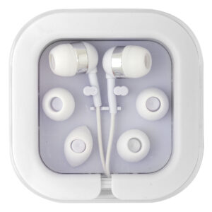 BUTTON slusalice bela