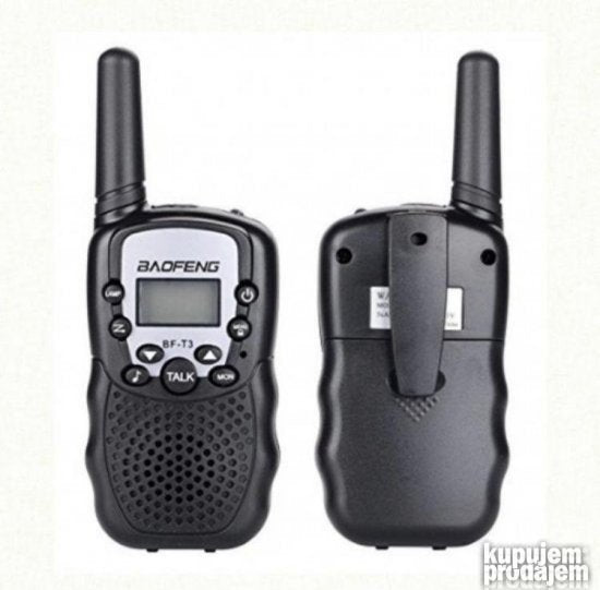 Baofeng BF T3 Toki voki Set NOVO Baofeng BF T3 Toki voki Set - Slika 6