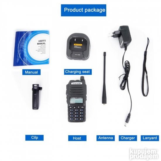 Baofeng UV 82 Dual Band 8w Original - Slika 6
