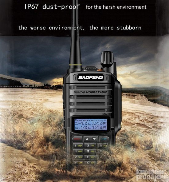 Baofeng UV9R Vodootporna Toki Voki Radio Stanica NOVO UV 9R - Slika 3