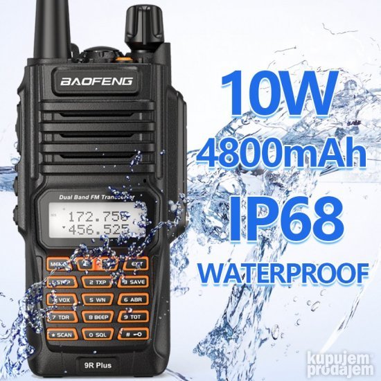 Baofeng UV9R Vodootporna Toki Voki Radio Stanica NOVO UV 9R - Slika 7