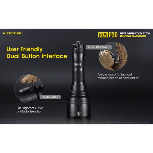 Baterijska lampa Nitecore P30 NEW - Slika 4