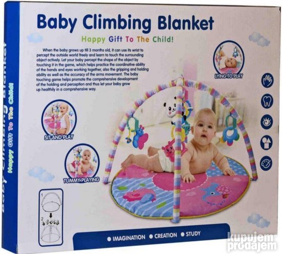 Bebi gimnastika Climbing blanket - Slika 4