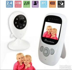 Bebi monitor bebi alarm sa kamerom i termometrom monitor