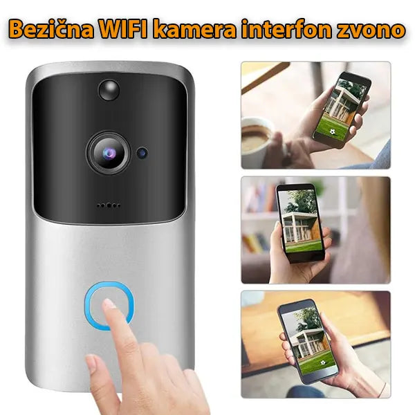 Bezicna WIFI kamera interfon zvono