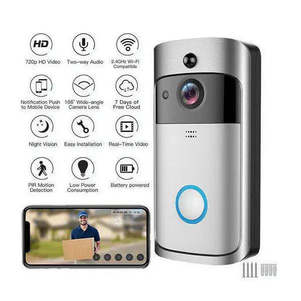 Bezicna WIFI kamera interfon zvono - Slika 3