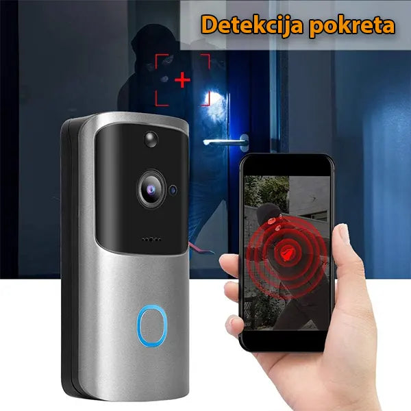 Bezicna WIFI kamera interfon zvono - Slika 8