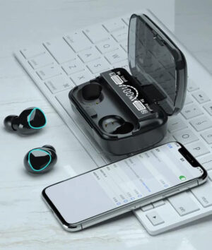 Bezicne Bluetooth slusalice M10 sa kucistem i mikrofonom