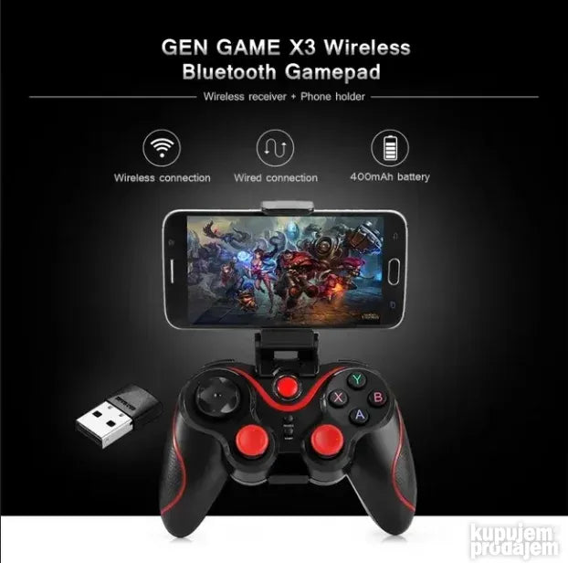 Bezicni dzojstik X3 android blutut wifi smart box - Slika 2