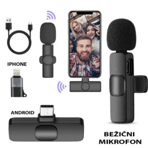 Bezicni mikrofon za telefon Android i Iphone