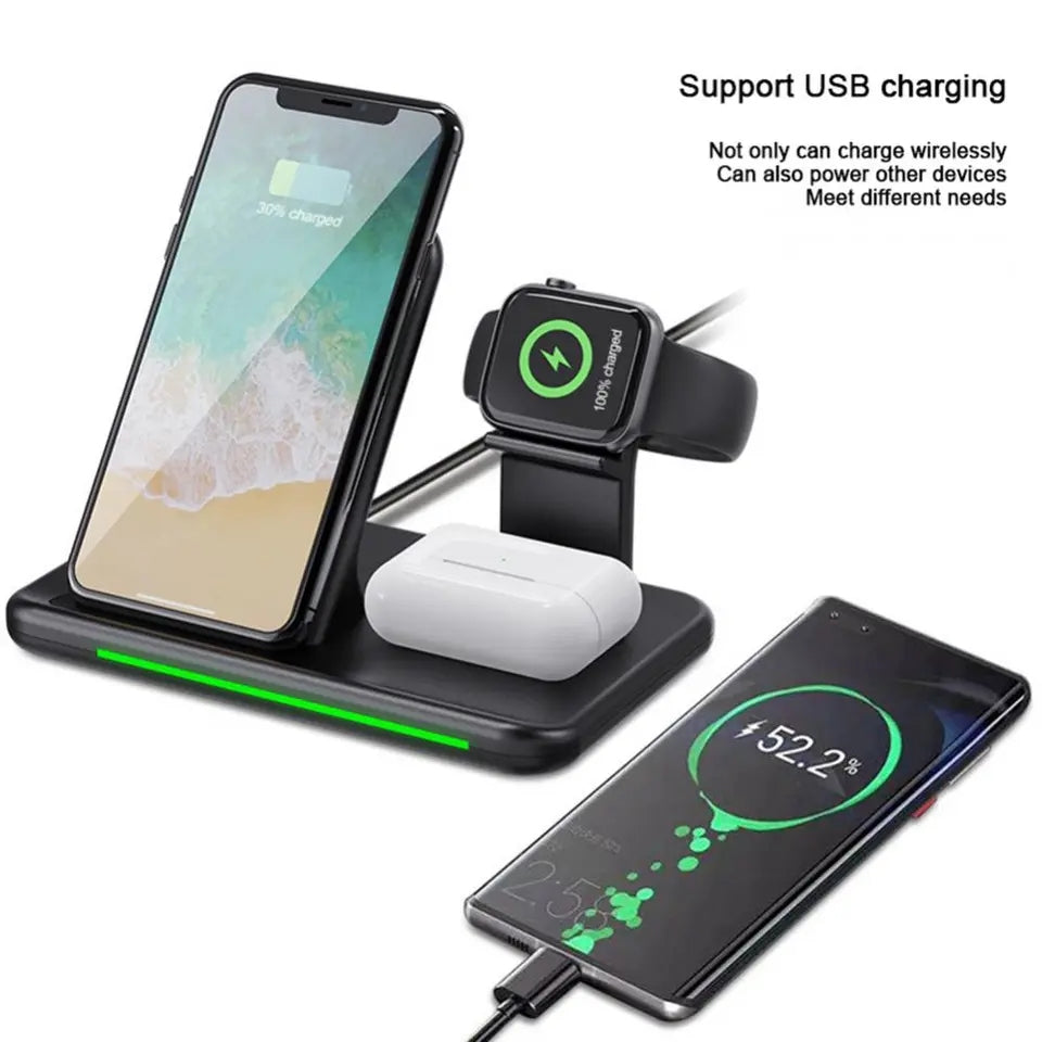 Bezicni punjac 4u1 Wireless punjac 4u1 - Slika 2