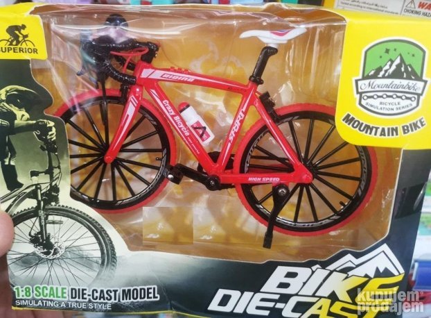Bicikla 1  8 DieCast modeli crvena
