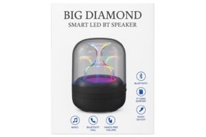 Big Diamond Smart LED Bluetooth Zvucnik Pametni Zvucnik sa LED Osvetljenjem