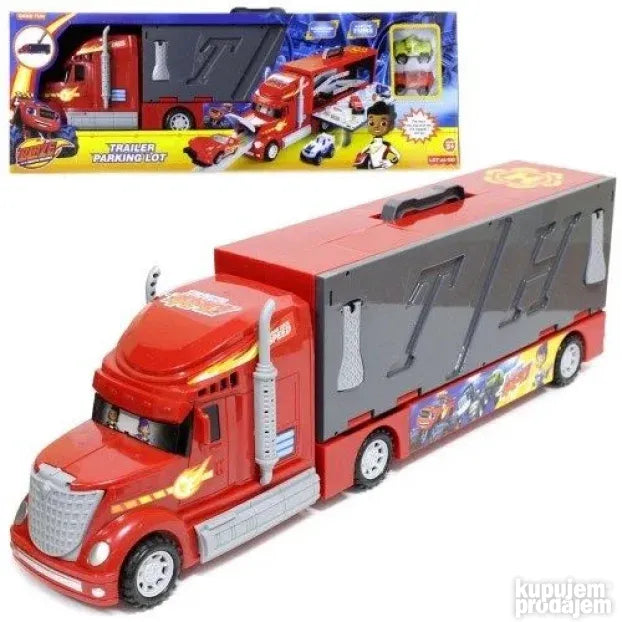 Blaze kamion sa 2 autica