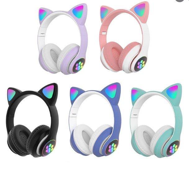 Bluetooth Slusalice maca Cat Ear STN28 Macje usi Blutut i FM Bluetooth Slusalice maca Cat Ear STN28 Macje usi Blutut i FM - Slika 6