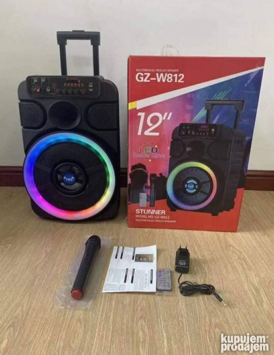 Bluetooth Zvucnik sa bezicnim mikrofonom GZ W812 - Slika 4